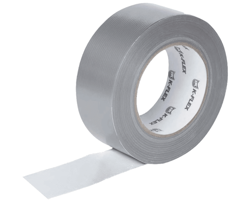 K-FLEX Лента ТПЛ серая 48мм 50м DUCT 1604H silver K-FLEX 85NDAL48050164S