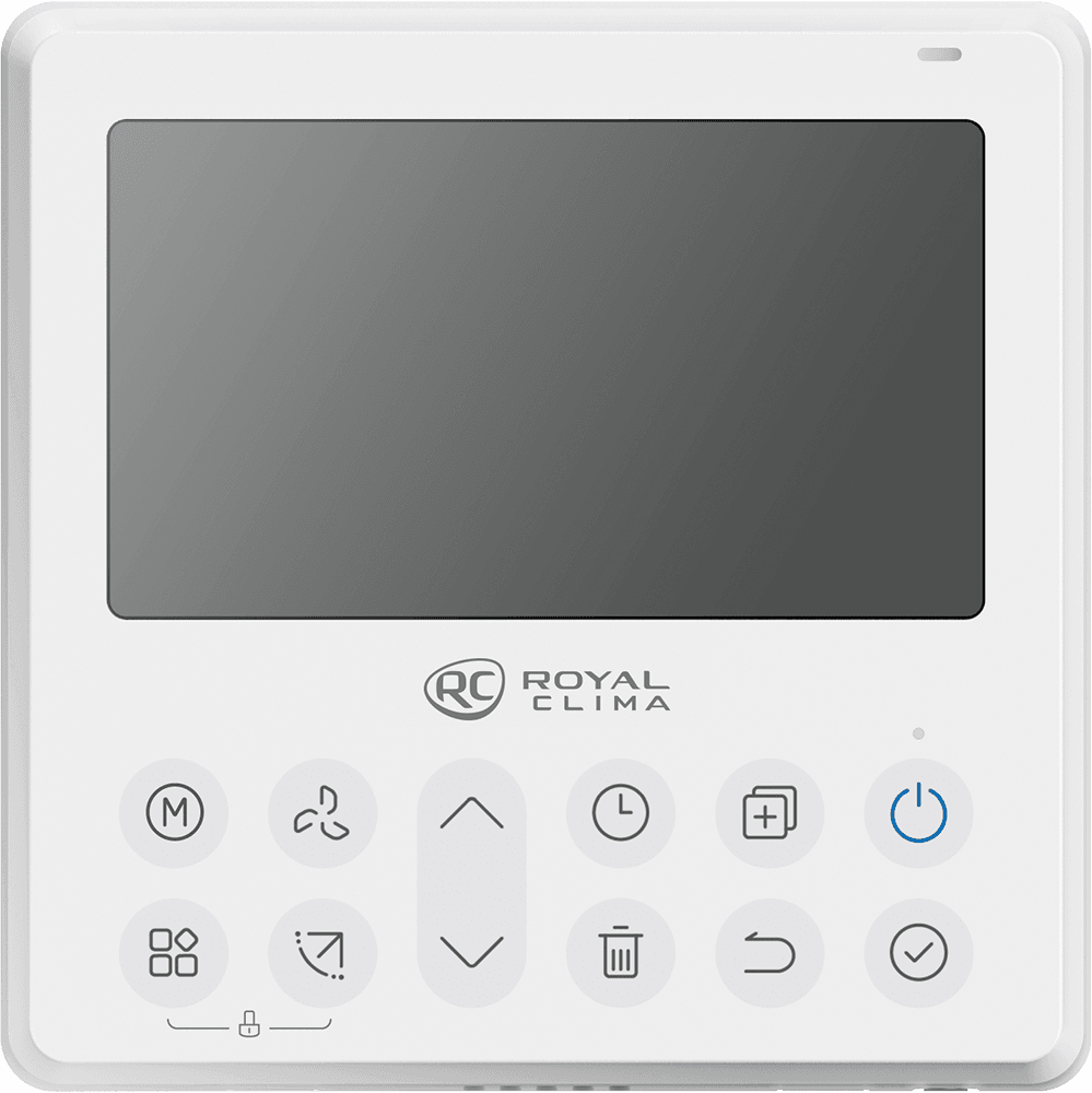 ROYAL CLIMA Проводной пульт управления RCW-120 для мульти-сплит-систем и полупромышленного оборудования