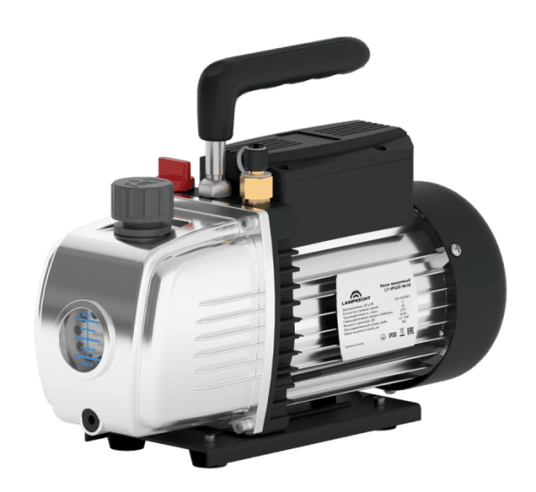 LAMPRECHT Насос вакуумный LT-VP220-R410 (2-ступ., 60л/мин, 15 microns, 1/4 SAE) LAMPRECHT