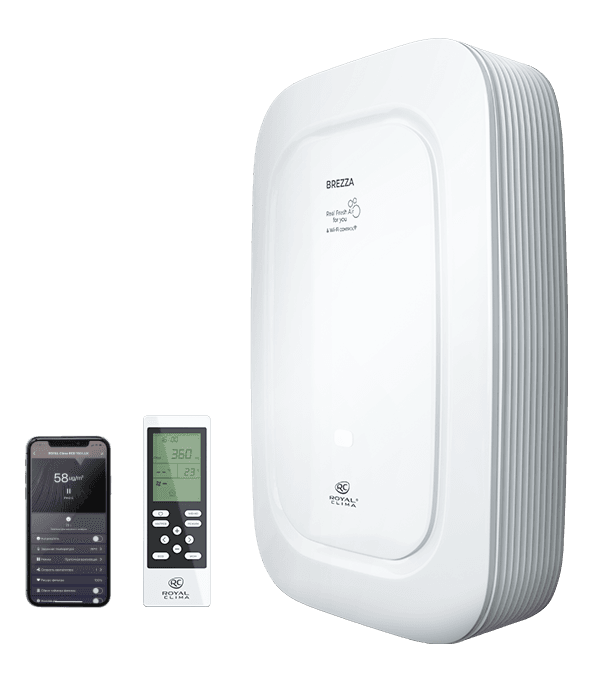 ROYAL CLIMA Приточно-очистительный комплекс BREZZA RCB-H 150 LUX фото 3