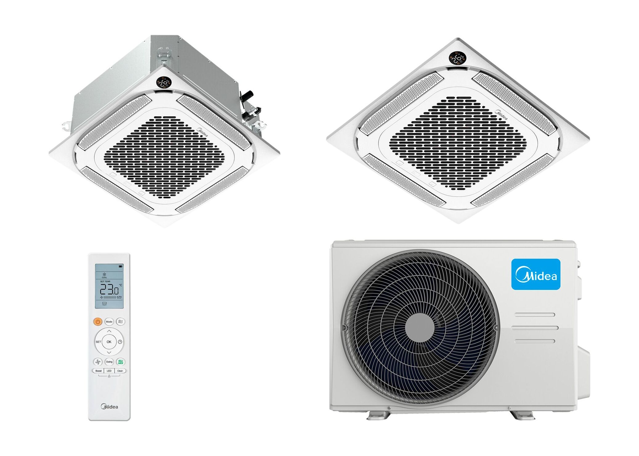 Midea Midea MCA4U-12HRFNX-Q(GA)/MOA1U-12FRN8G1/T-MBQ4-03AWD