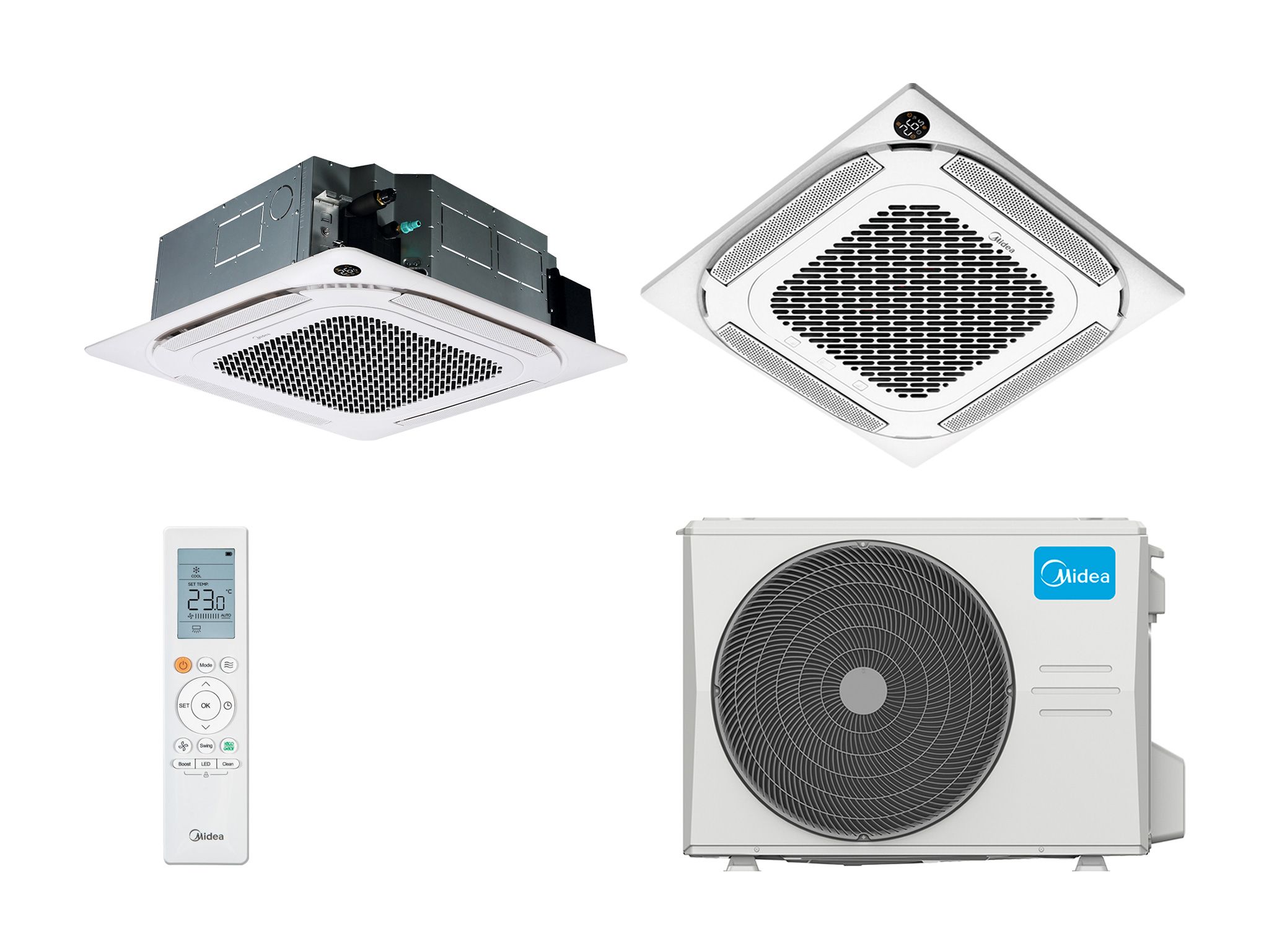 Midea Midea MCD1-24HRFNX(GA)-B/MOA1D-24FRN8G1/T-MBQ4-04AWD