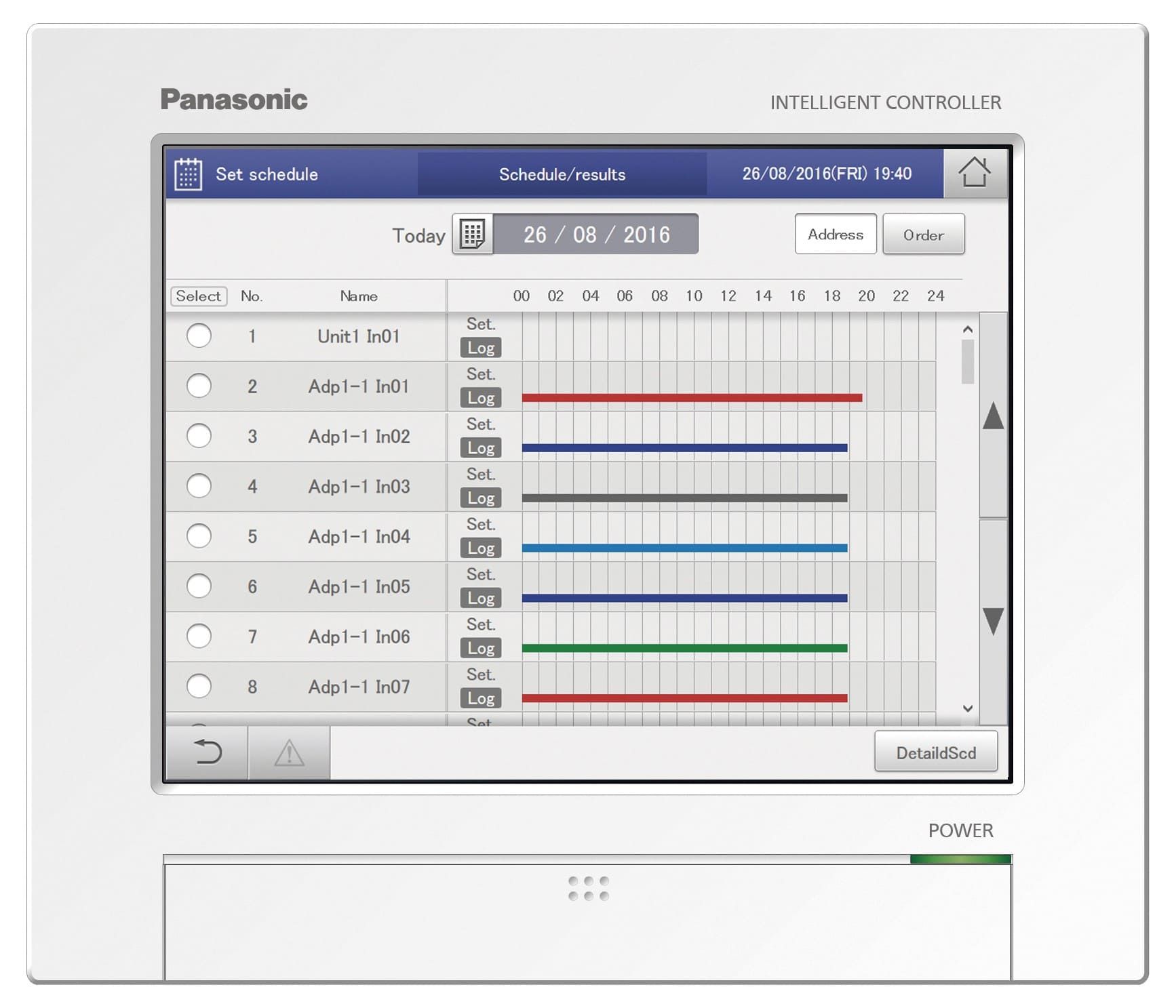 Panasonic Интеллектуальный контроллер с сенсорным экраном Panasonic CZ-256ESMC3