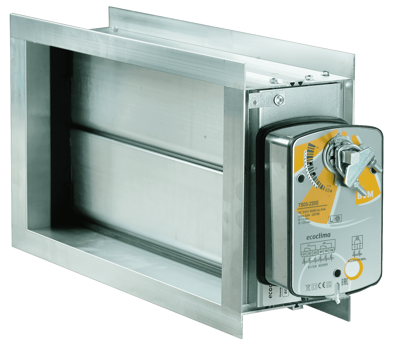 Ecoclima Pro Vent Клапан с приводом Ecoclima Pro Vent ECT VAL-T 500x300+P220